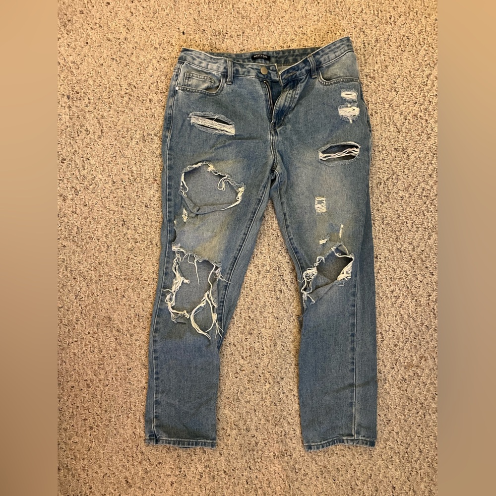 Nasty Gal Ripped Jeans